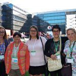 Arancha Pinar directora de la AEFT junto con las companeras de FUTUCAM y SOM 1 150x150