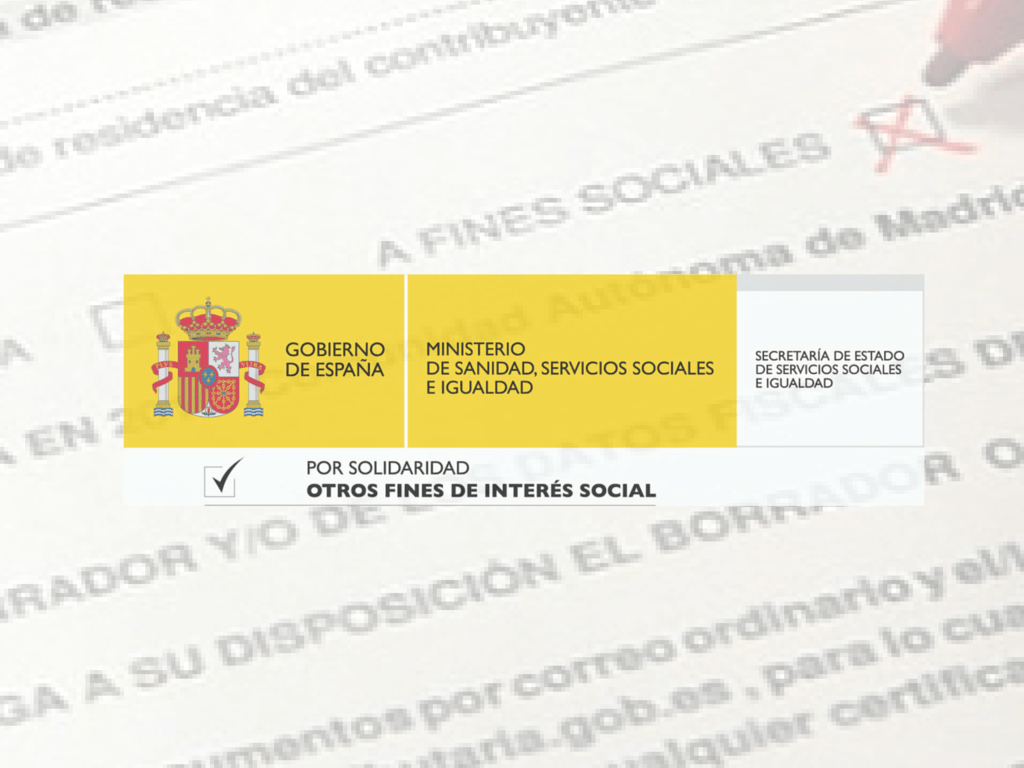 A fines sociales IRPF 1