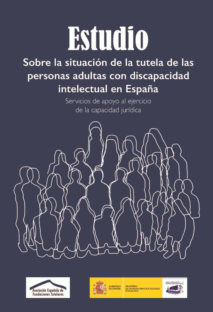 Portada Estudio sobre la situacion de la tutela de las personas adultas con discapacidad intelectual en Espana