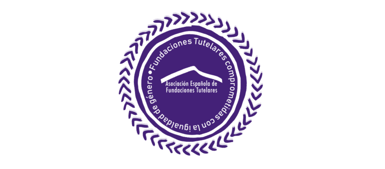 AEFT Logo Compromiso de igualdad morado 