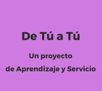 De Tú a Tú, un proyecto de Aprendizaje y Servicio de Liber
