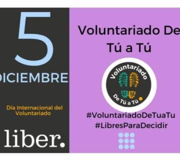 Imagen dedicada a las personas voluntarias, 5 D