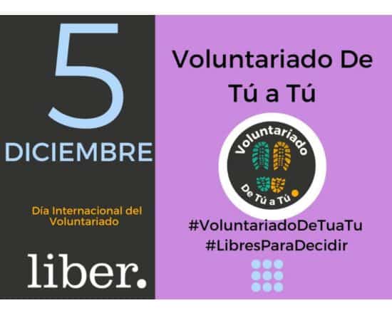 Imagen dedicada a las personas voluntarias, 5 D