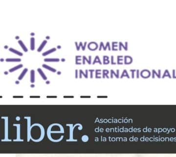 Logo de Women enabled internacional y Liber