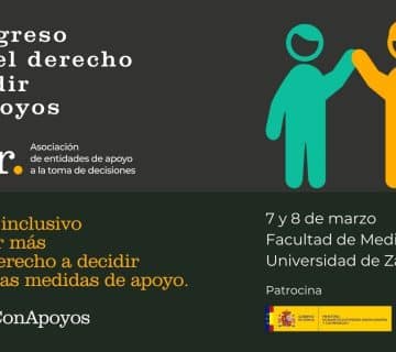 Cabecera del Congreso sobre el derecho a decidir con apoyos