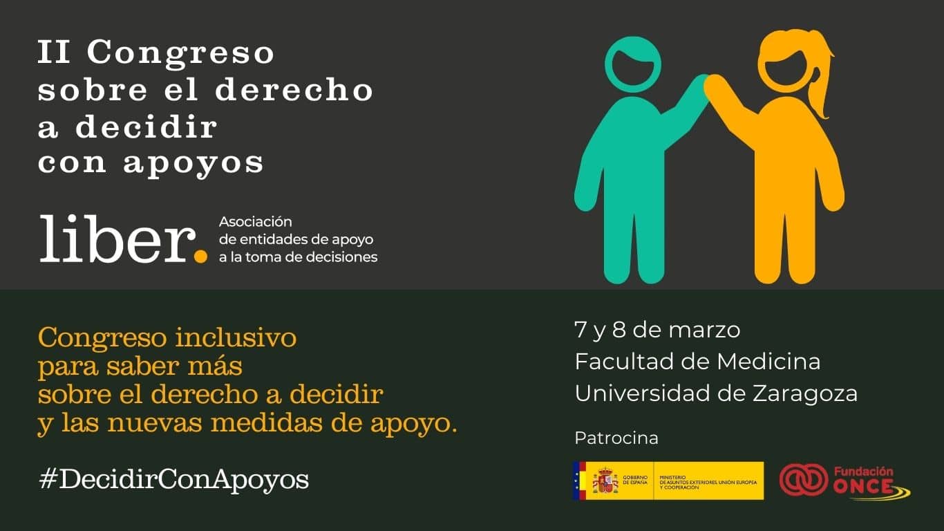 Cabecera del Congreso sobre el derecho a decidir con apoyos