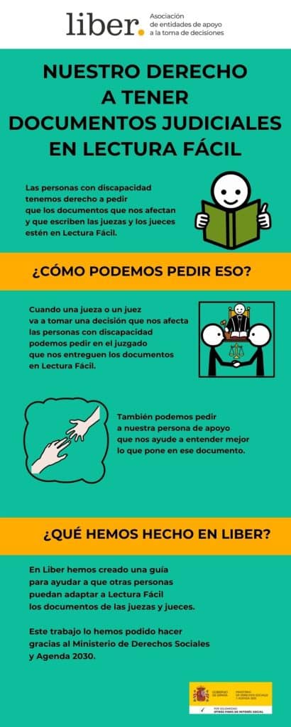 Documentos judiciales en lectura fácil