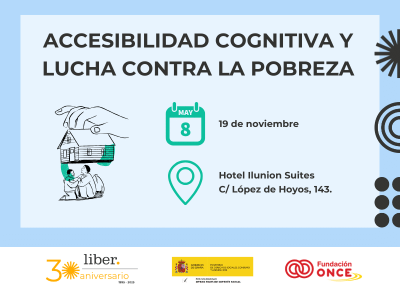 Doble jornada: Accesibilidad cognitiva y lucha contra la pobreza: claves para la inclusión de personas con discapacidad