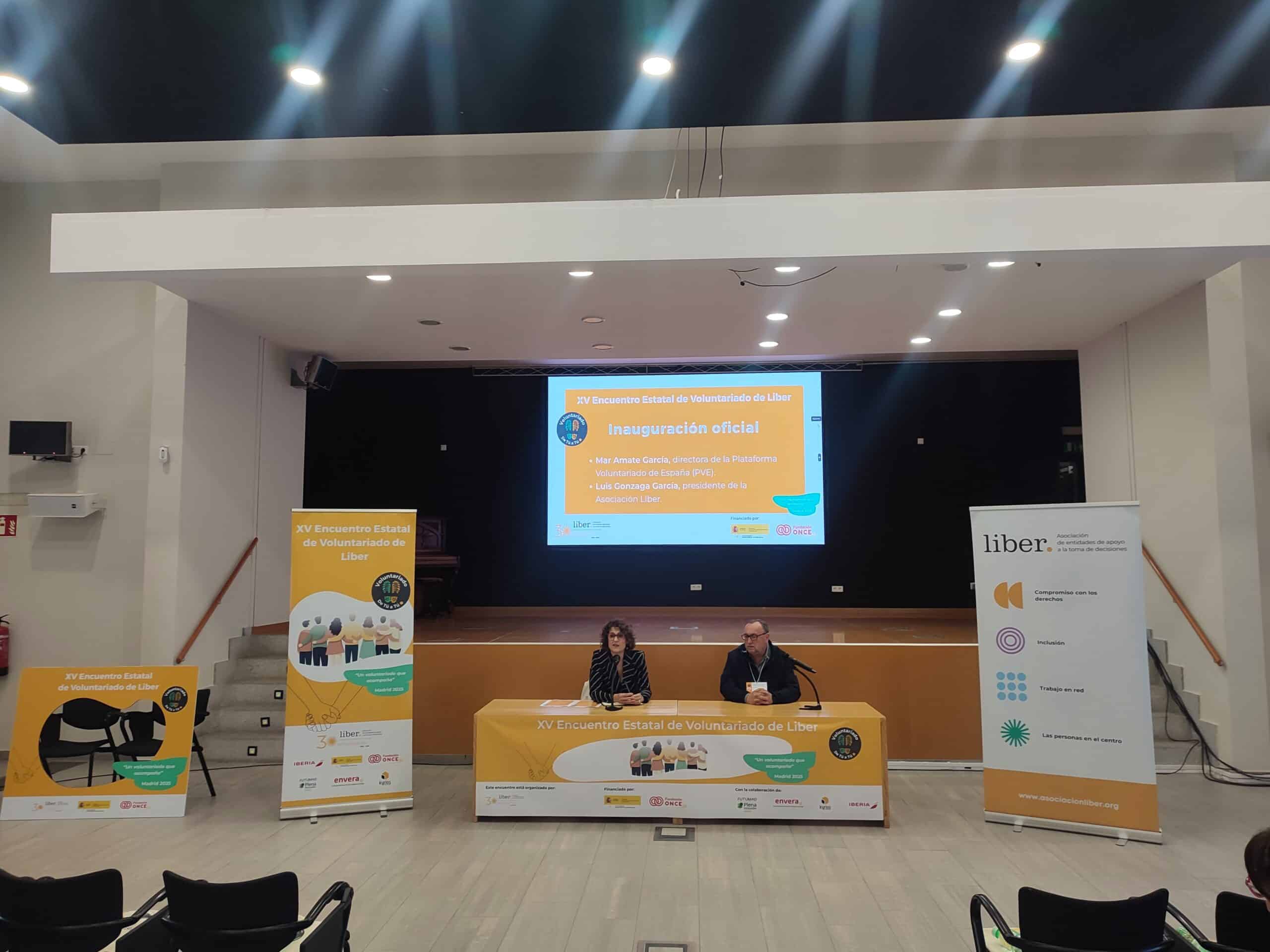 Liber celebra 15 años de Encuentros Estatales de voluntariado con su decimoquinta edición en Madrid