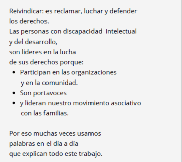 Lectura fácil: participación y liderazgo