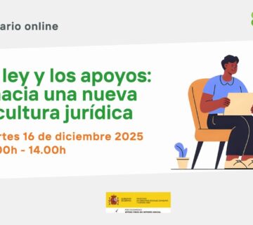 Seminario online | La ley y los apoyos: hacia una nueva cultura jurídica