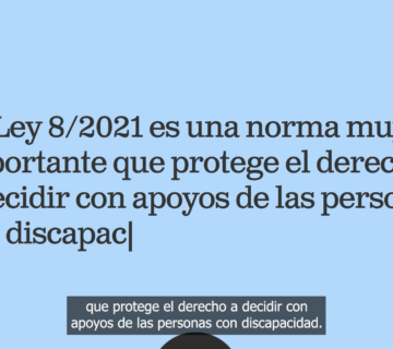 Los y las portavoces de Liber nos explican qué es la Ley 8/2021 y porqué es importante